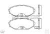 ASHUKI 1080-4701 Brake Pad Set, disc brake